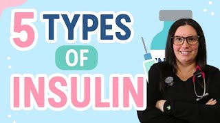 インスリンの5つの種類 - 看護のための薬理学 - 糖尿病薬の種類と記憶術