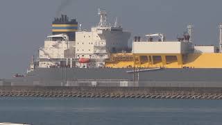 薄膜艙LNG船-劍魚號 DORADO LNG Membrane Type 174,000m3 CBM  (S4新船首航進港→中油永安天然氣8201接收站碼頭) 船籍馬爾他MLT 經偉船務代理