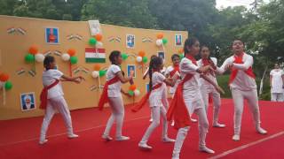 Independence day celebration at GyanGURU Vidhyapith bhavnagar