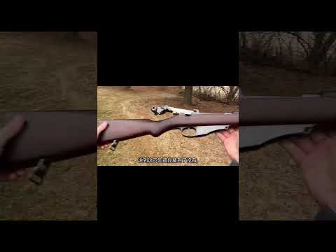 百年前的直拉栓步枪，冷门之下藏有一段血史，M1895李海军步枪 #实弹 #武器 #李海军步枪 #枪械科普 1