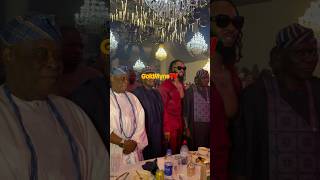 Moment When Flavour Paid Respect To Gov Sanwo-Olu, Alhaji Aliko Dangote At The Dangote Gala Nite!