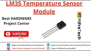 LM35 Temperature Sensor Module - Mifratech#besteletroniccomponents#bestsensorstore#bestprojectcenter