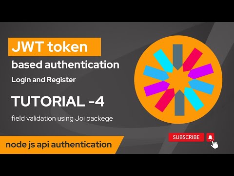 node js fields validation using joi package | jwt token based node js api authentication
