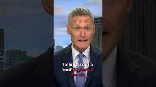 Terrifying: 14 yo roofer falls off roof #roofing #contractors