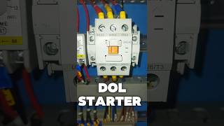 DOL Starter Connection With Overload Relay #dolstarter #dolstarterwiring #shortsviral2024 #shorts