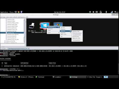 Kali Linux   Exploiting Windows 8 with Armitage