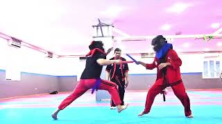 Filipino Martial Arts - Arnis padded knife sparring