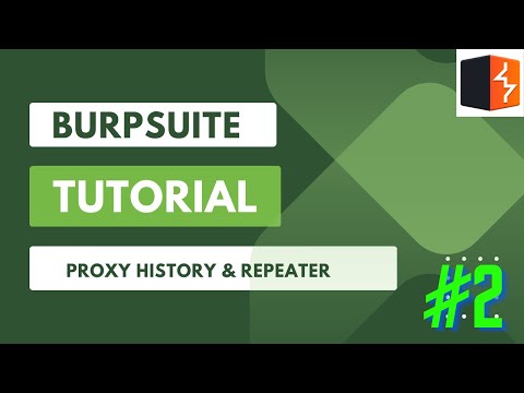 Burp Suite Tutorial #2 proxy history + repeater