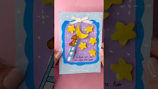 Love letter diy ❤️#diy #lovecards #loveletter ##tutorial #coquette #teddybear #viralshorts