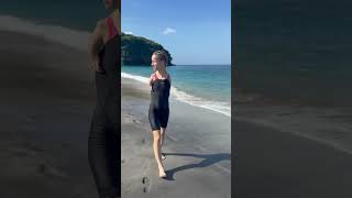 Volcanic sand, no crowds, great food, and even more beautiful water #bali #virginbeach