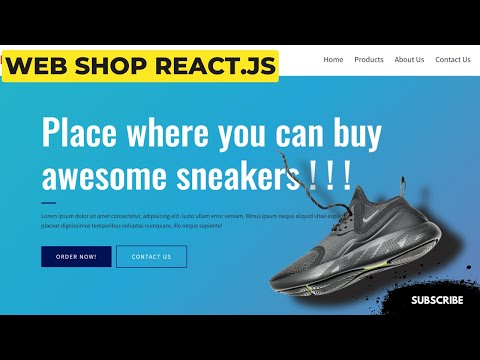 Web Shop 💻👟 React | Material UI