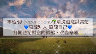 零極限hooponopono🌴清洗潛意識冥想💙原諒別人原諒自己💙💖打開豐裕財富的鎖匙|what is hooponopono?
