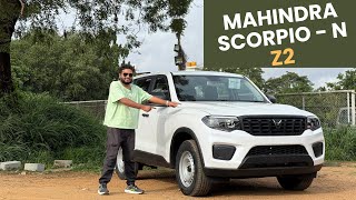 Mahindra Scorpio-N Base Model Z2 Analysis | Great VFM | Better than compact SUVs