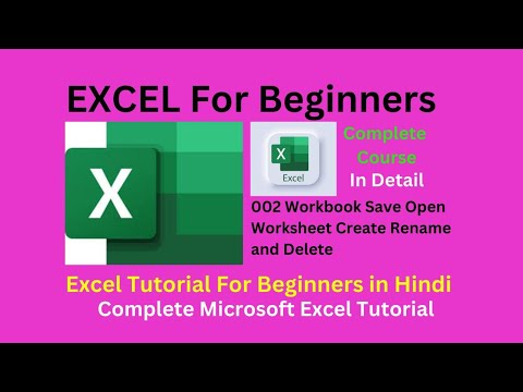 002 Workbook Save Open Worksheet Create Rename and Delete