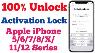 How To To Unlock iPhone Activation Lock Without Apple ID | Bypass iCloud Activation