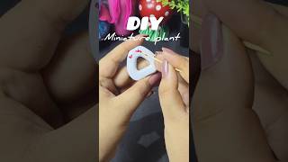 DIY cute mini vase ❤️#shorts #yt #trending #craft #claycraft #flowerpot #creative #ytshorts #youtube