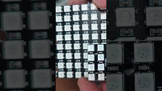 ws2812b 64 RGB leds 24bit colour #pcb #led #electronics #rgbled #rgblight