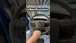My first time inside a new Volvo semi truck. #interior #volvo #vnl #volvousa #trucker #trucking