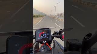 KTM 390 Duke 0-100 time