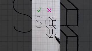 "S" with easy drawing 👌✨️🤔😱🎨🖌 ॥ Next Letter?!🤔