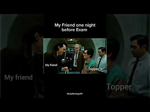 My friend one night before exam #studentmemes #studentlife #backbencher #topper #explore #fypシ