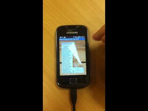 Natural Page Curl v.2.0 on Samsung Galaxy Gio, video 2