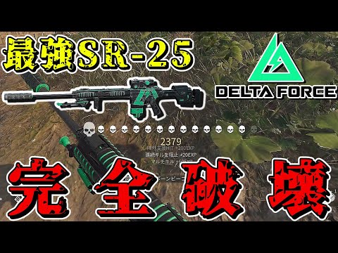 【DeltaForce】最強に"キモい武器"「SR-25」で試合を破壊してきたwwwww【ゆっくり実況プレイ/DeltaForce/デルタフォース】