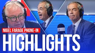 'That doesn't add up' | Nigel Farage's phone-in highlights