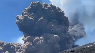 ‘Incredible’: Europe’s largest volcano erupts