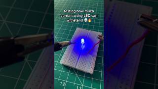 OVERLODING a TINY LED! #engineering #electronics #electricity