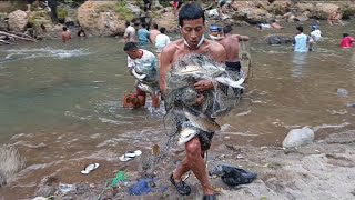 NEWEST FISHING NET IN LUBUK LARANGAN RIVER BATANG BAHAL~NET FULL OF FISH (03/07/25)
