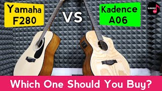 Yamaha F280 VS Kadence A06EQ Review | Which Guitar Should I Buy | Guitar Comparison For Beginners