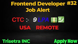 FRONTEND TRISETRA USA 9LPA  #job #remotework #javascript #java #code #design #gaming #codeserver