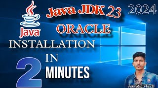How to Download and Install JDK 23  for JAVA Programming on Windows 10/11 [ 2024 ] | in Hindi