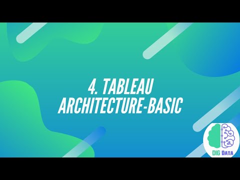 4. Tableau Architecture-Basic