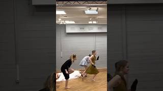 Why do girls wear heels? 👠 Acting school #stagefight #stuntcombat #acting #stuntfight #stagecombat