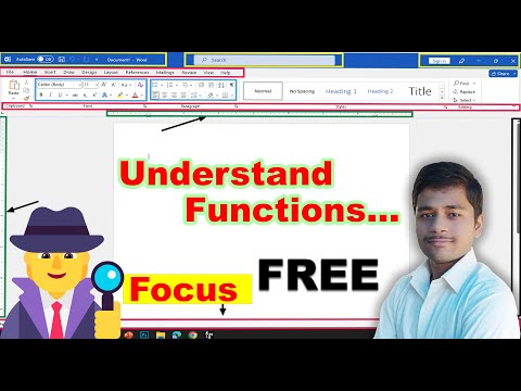MS Word Basic Screen Information | MS Word Basic Knowledge | MS Word Course | Word Complete Course