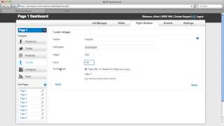 MINE - Learn how to activate the Tumblr Widget