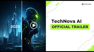 🚀 Futuristic AI Technology 2025 Trailer | TechNova AI Vision Begins