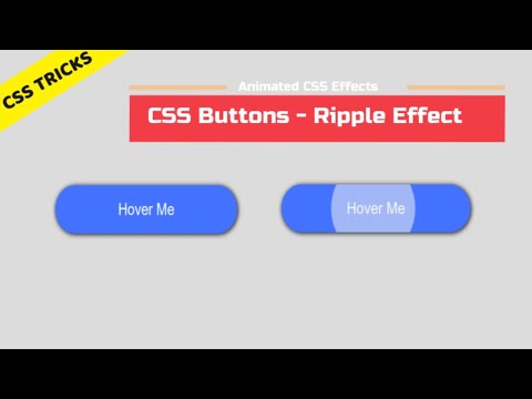 CSS Ripple Effects ,CSS buttons add transitions to buttons using css