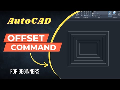 Offset command in autocad || Offset command || #autocad #autocadtutorial