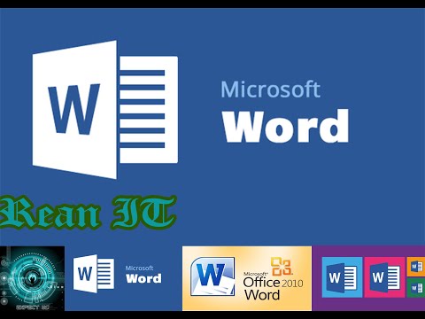 ow to use Word 2017-របៀបដាក់បន្ទាត់នៅពីក្រោមអក្ស និង​ ការសរសេរលើក​ជាការេនោក្នុង Microsoft Word 2017