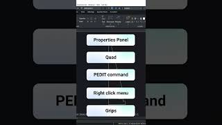 How to edit polylines in #BricsCAD. #shorts