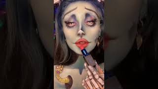 Corpse bride tutorial | ILLUSION COSPLAY #shortsmakeup  #makeupshorts #timburton #makeuptutorial
