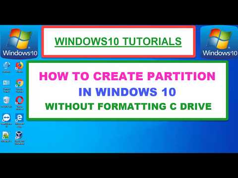 windows10 drive partition