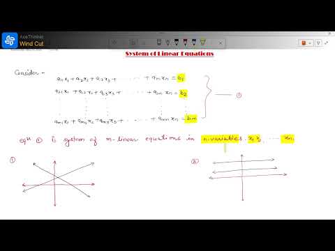 Linear Algebra L-7 | System of Linear Equations | Homogeneous System of Linear Equations #cgsetmaths