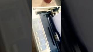 Dot matrix printer#machine #funnysportsvideos