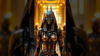 Wadjet: The Serpent Guardian Reborn in Gold  #Wadjet #EgyptianGoddess #CyberMyth #FuturisticPharaoh