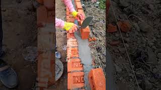 Brick linter construction work #linter #construction