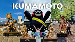 HUNTING ALL 10 ONE PIECE STATUES IN KUMAMOTO! 🐻